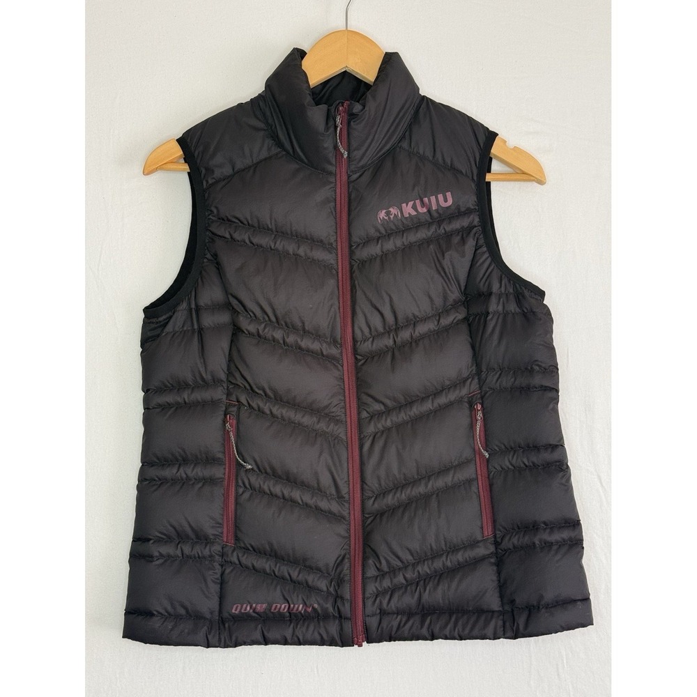 Kuiu Super Down Ultra Vest Women's Small Black Full Zip Polish Goose Down